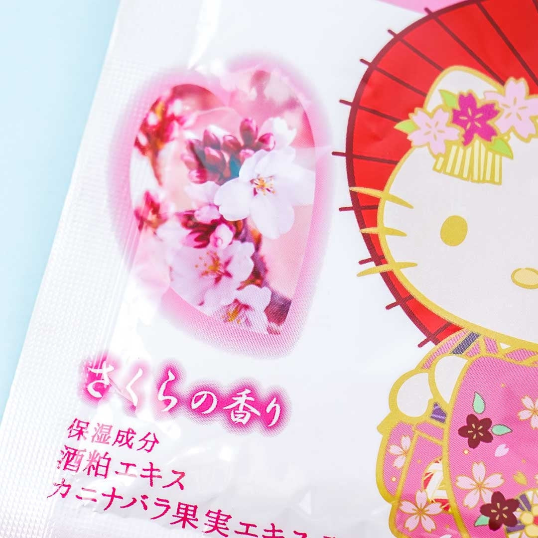 Hello Kitty Furisode Bath Salt - Japanese Sakura