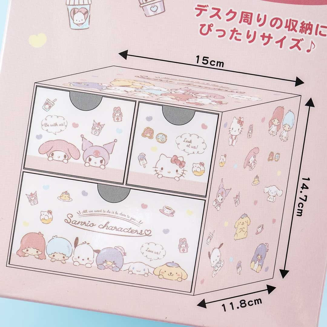 Sanrio Characters Multi-Drawer Storage Box
