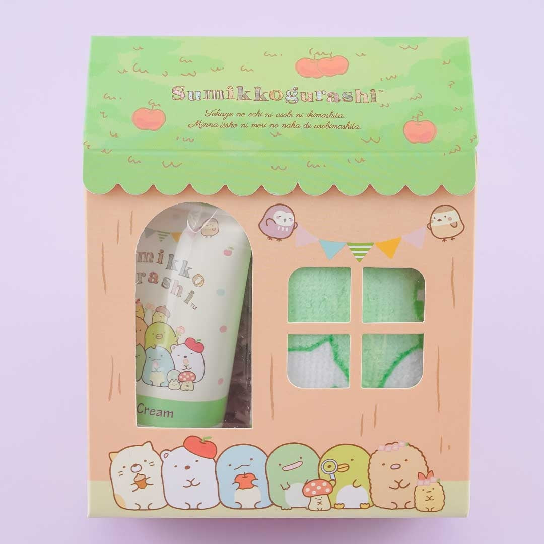 Sumikko Gurashi Forest Fun Hand Cream & Towel Set