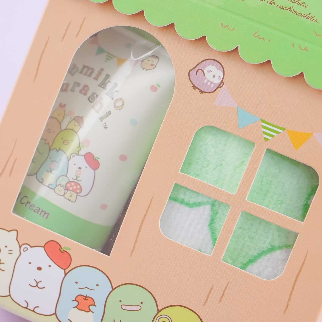 Sumikko Gurashi Forest Fun Hand Cream & Towel Set
