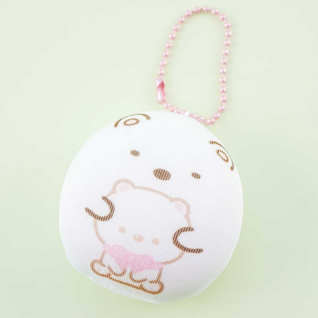 Sumikko Gurashi Round Plush Charm - Shirokuma