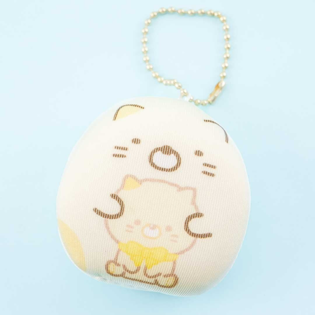Sumikko Gurashi Round Plush Charm - Neko