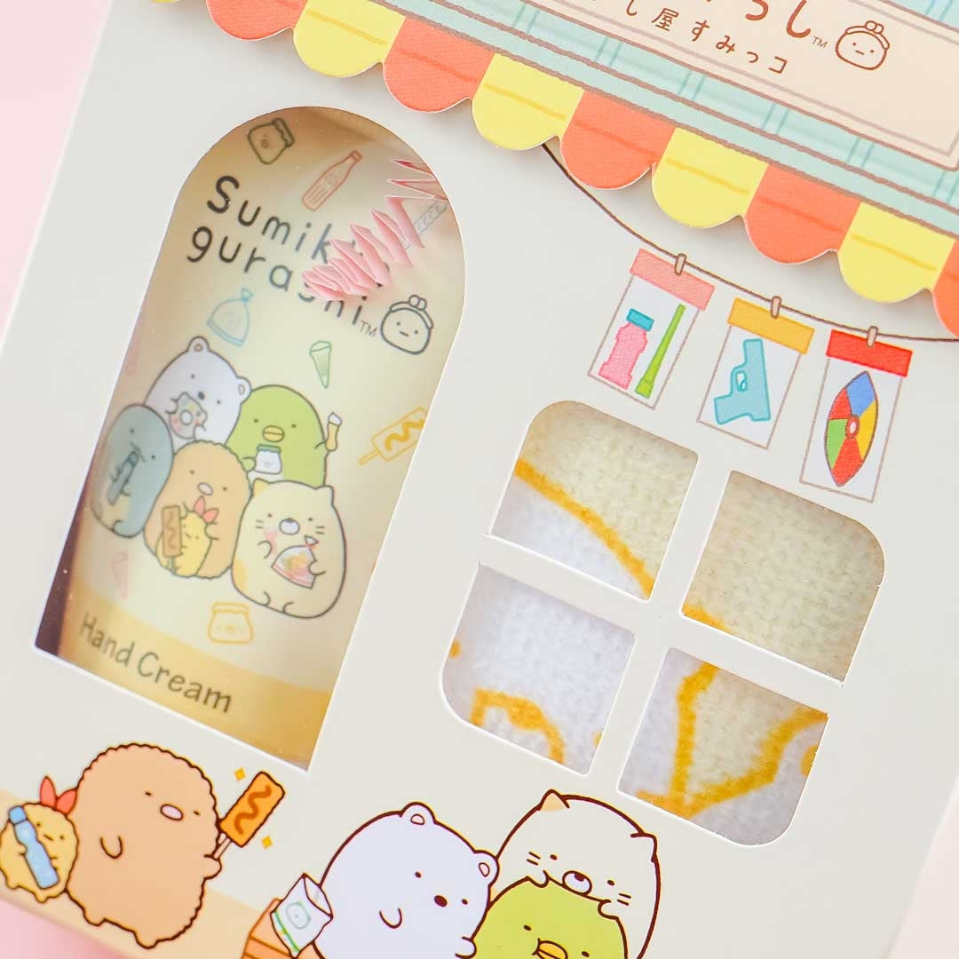 Sumikko Gurashi Snack Time Hand Cream & Towel Set