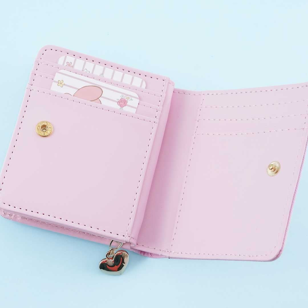 My Melody Hearts Faux Leather Bi-Fold Wallet