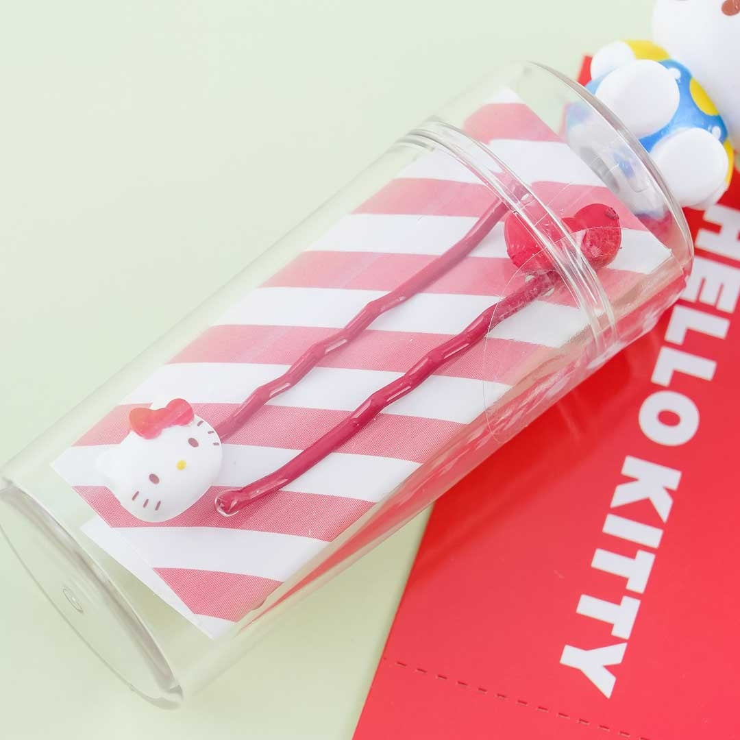 Hello Kitty Ribbon Bobby Pins