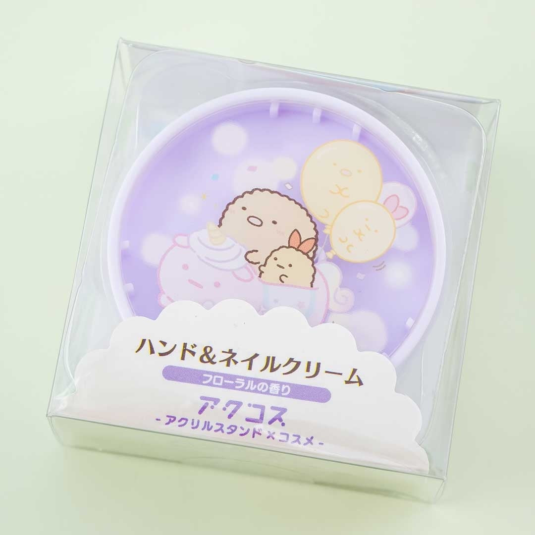 Sumikko Gurashi Tonkatsu Hand & Nail Cream Compact - Floral