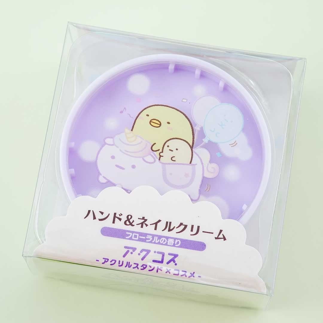Sumikko Gurashi Penguin? Hand & Nail Cream Compact - Floral