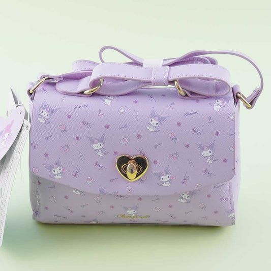 Kuromi's Favorite Things Lilac Faux Leather Shoulder Bag