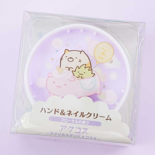 Sumikko Gurashi Neko Hand & Nail Cream Compact - Floral