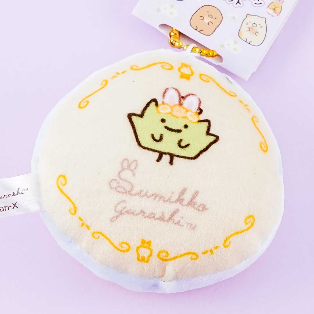 Sumikko Gurashi Neko Round Plushie Charm