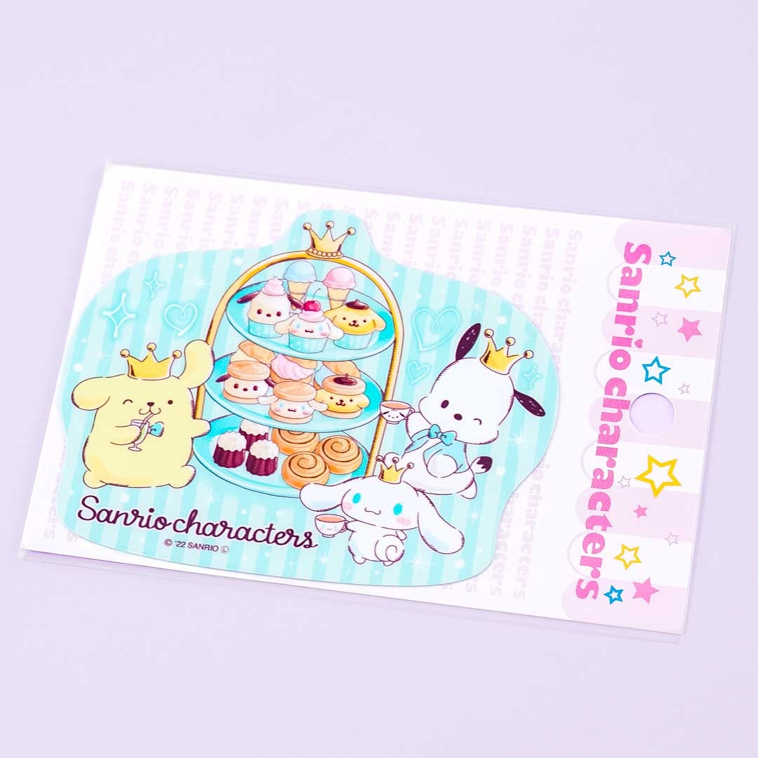 Sanrio Characters Afternoon Tea Stand Sticker