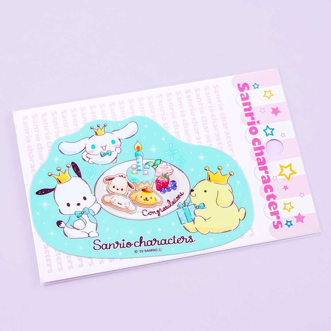 Sanrio Characters Party Plate Sticker