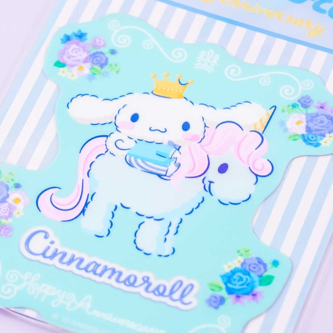 Cinnamoroll 20th Anniversary Vinyl Sticker - Cinnamoroll & Corne