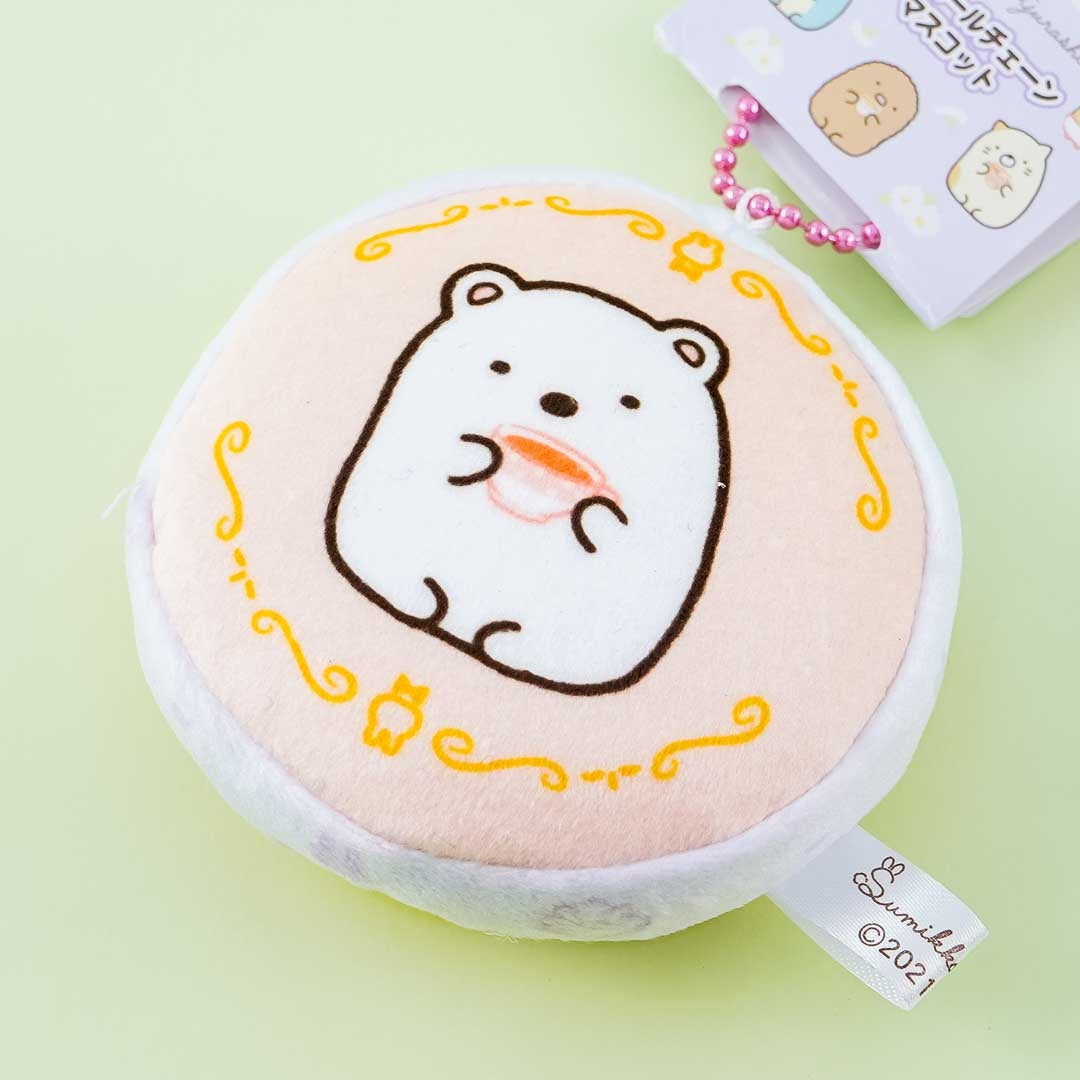Sumikko Gurashi Shirokuma Round Plushie Charm