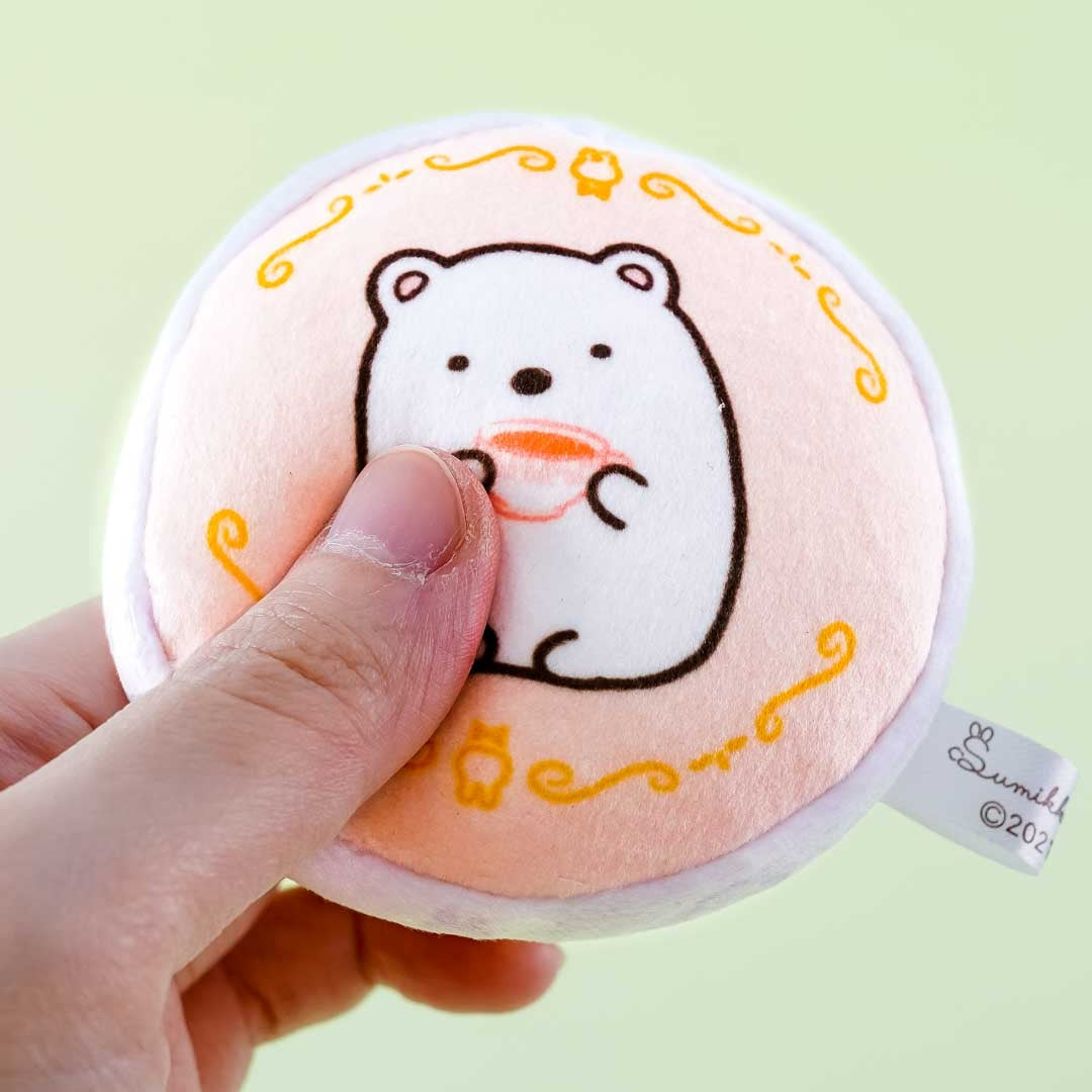 Sumikko Gurashi Shirokuma Round Plushie Charm