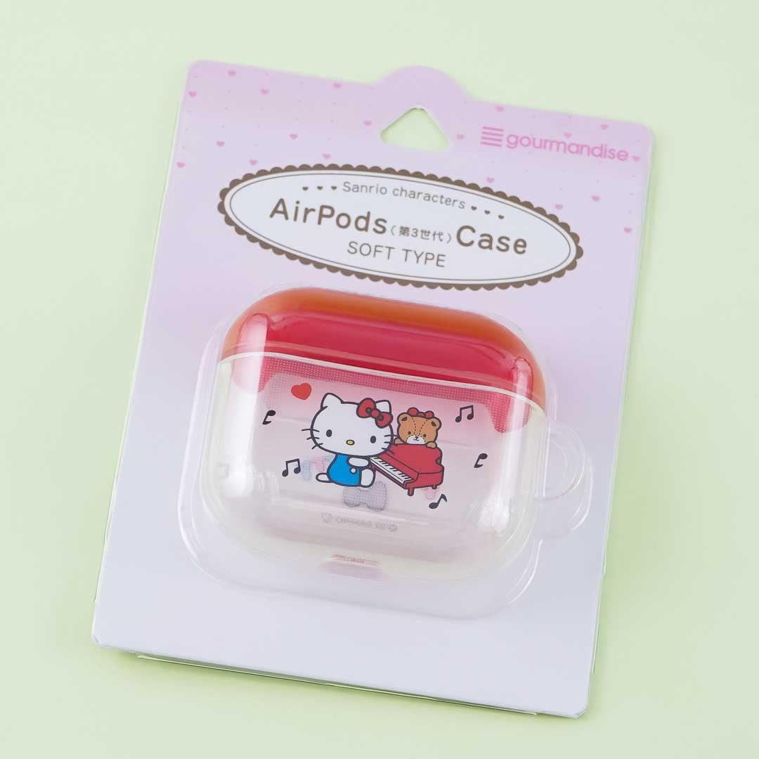 Hello Kitty Piano Fun Soft-Type Clear Case - AirPods (3rd generation)