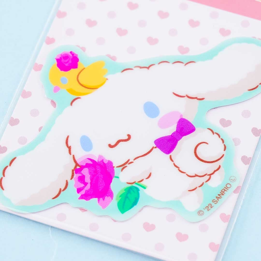 Sanrio Characters Die Cut Sticker - Flower Cinnamoroll