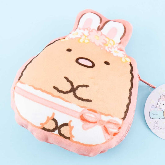 Sumikko Gurashi Easter Bunny Plushie Pouch - Tonkatsu