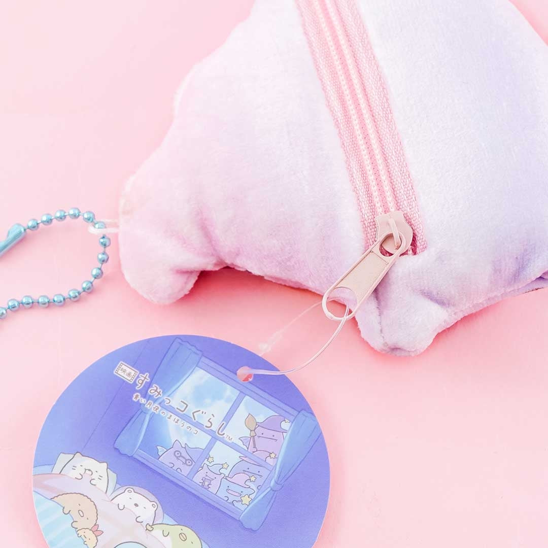 Sumikko Gurashi Wizard Die-Cut Coin Purse & Bag Charm - Penguin?