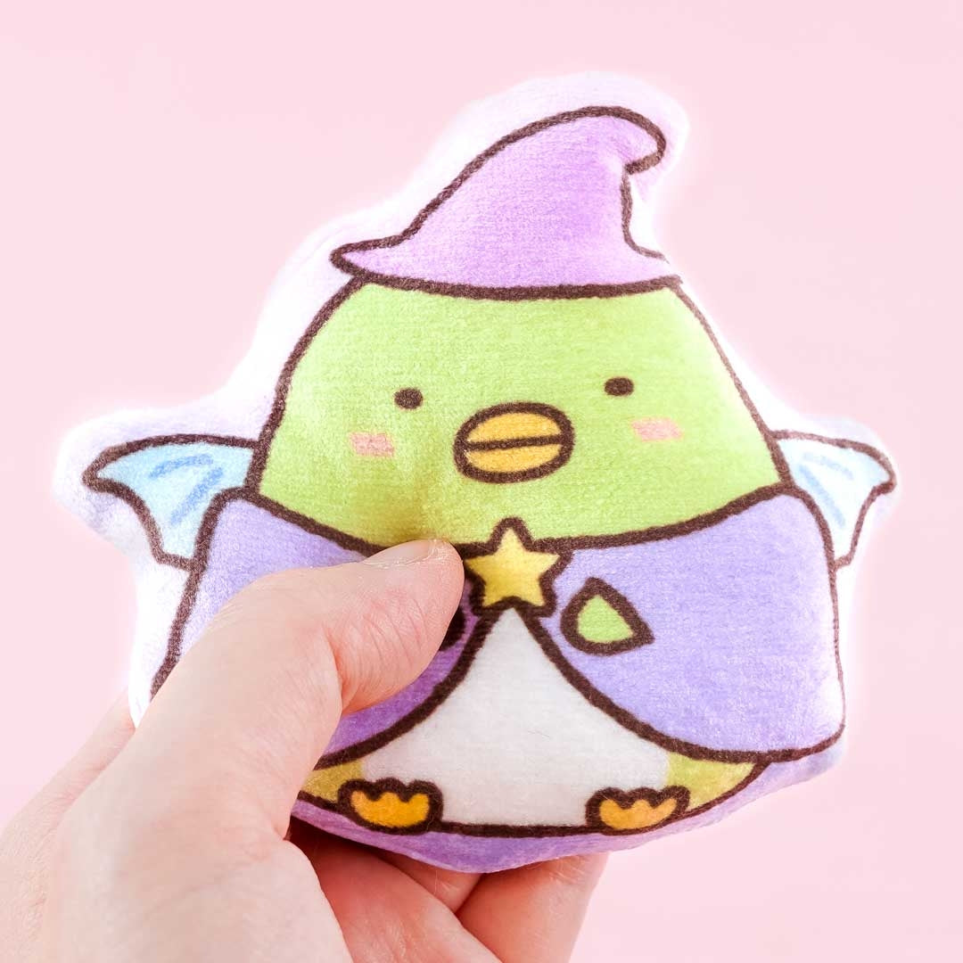 Sumikko Gurashi Wizard Die-Cut Coin Purse & Bag Charm - Penguin?