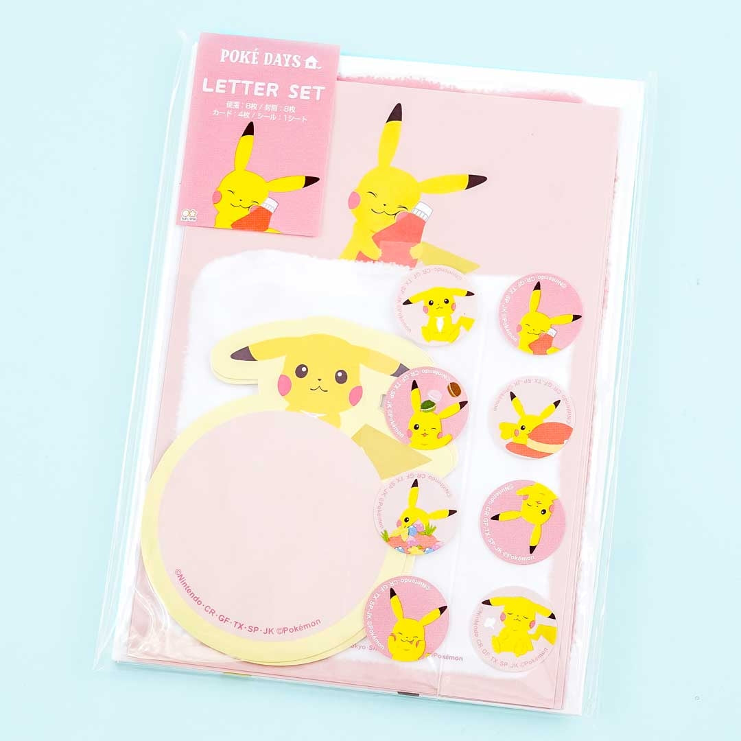 Pikachu Poke Days Letter Set