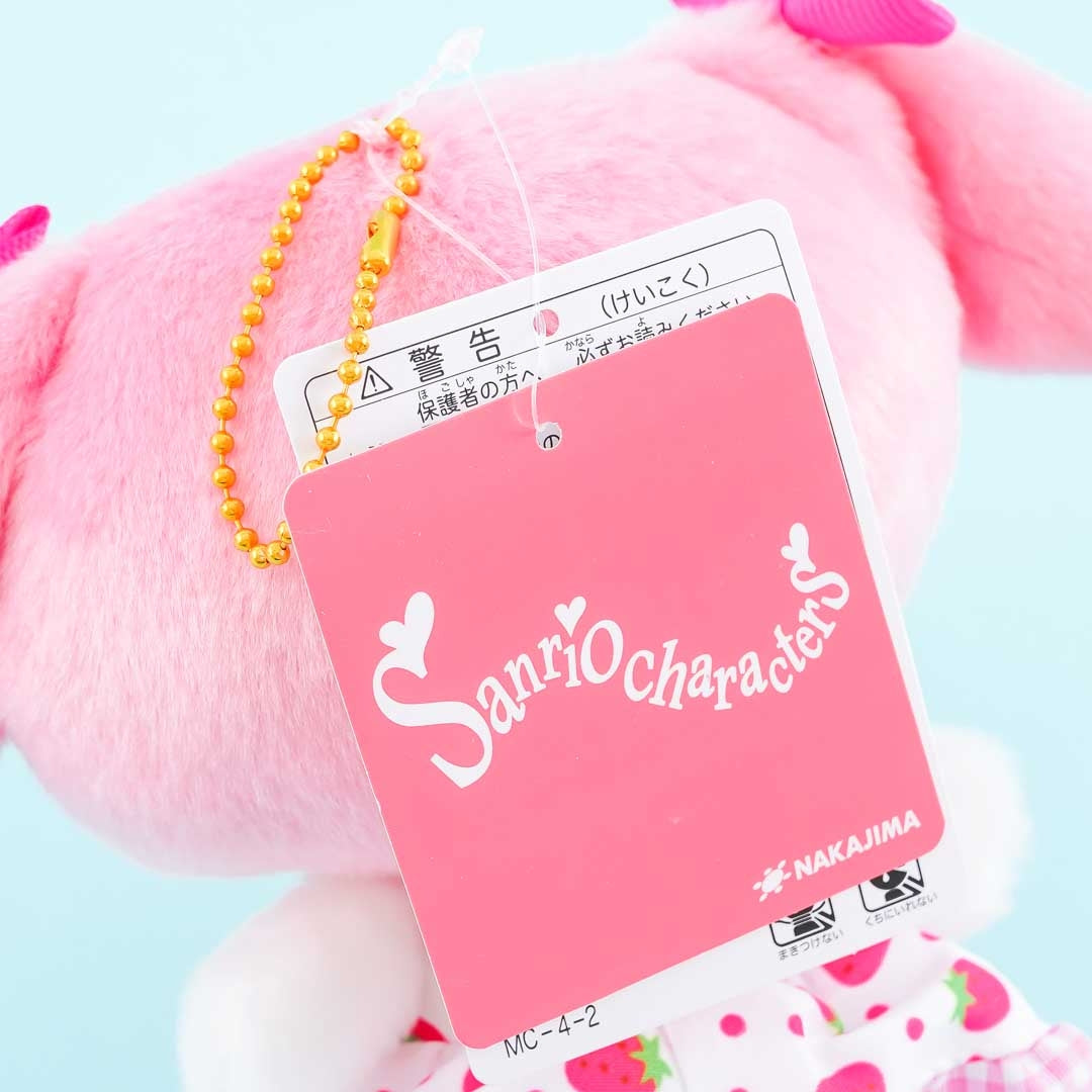 My Melody Sweet Strawberry Plushie Charm - Medium