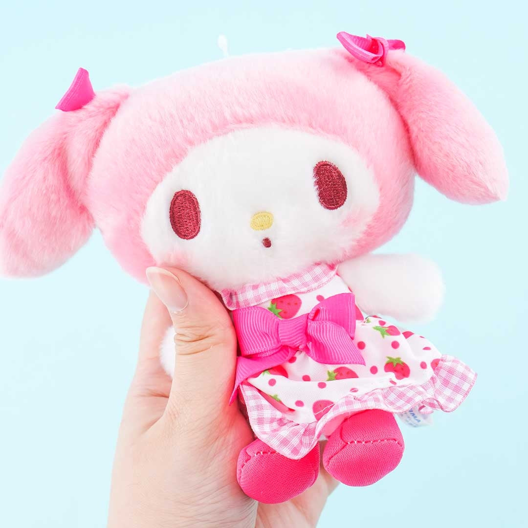 My Melody Sweet Strawberry Plushie Charm - Medium