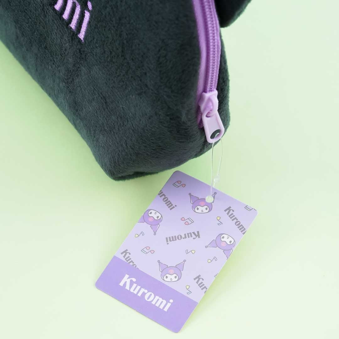 Kuromi Fluffy Head Pouch