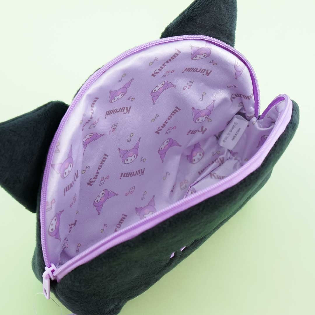 Kuromi Fluffy Head Pouch
