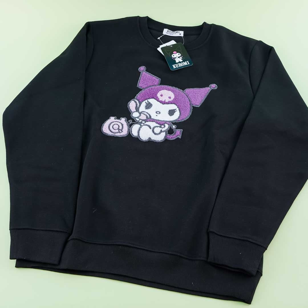 Kuromi Chit-Chat Chenille Sweatshirt