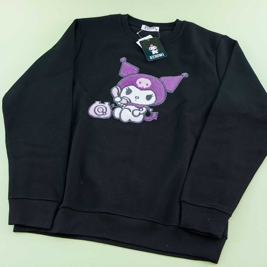 Kuromi Chit-Chat Chenille Sweatshirt