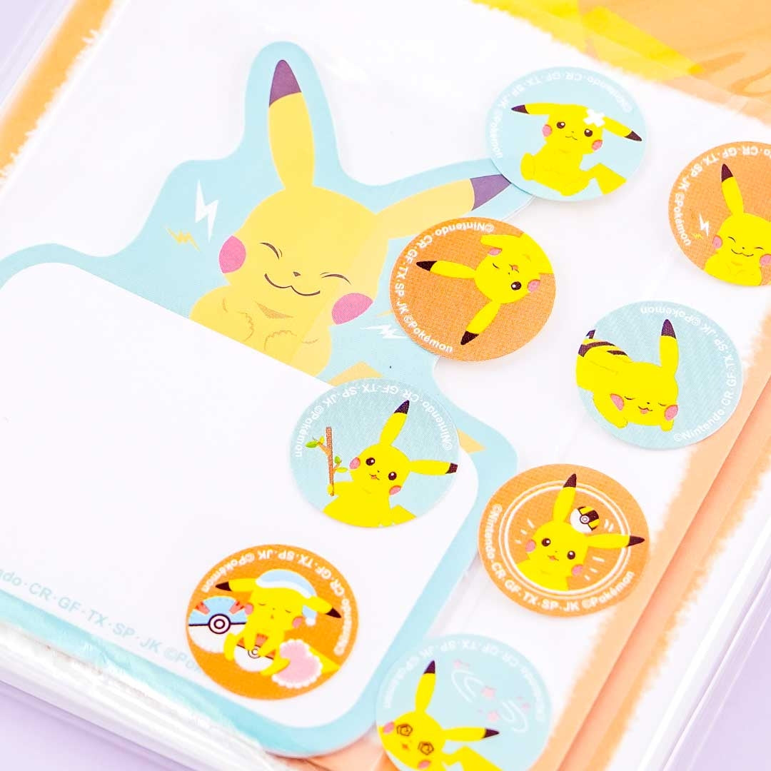 Pocket Monsters Pikachu Letter Set