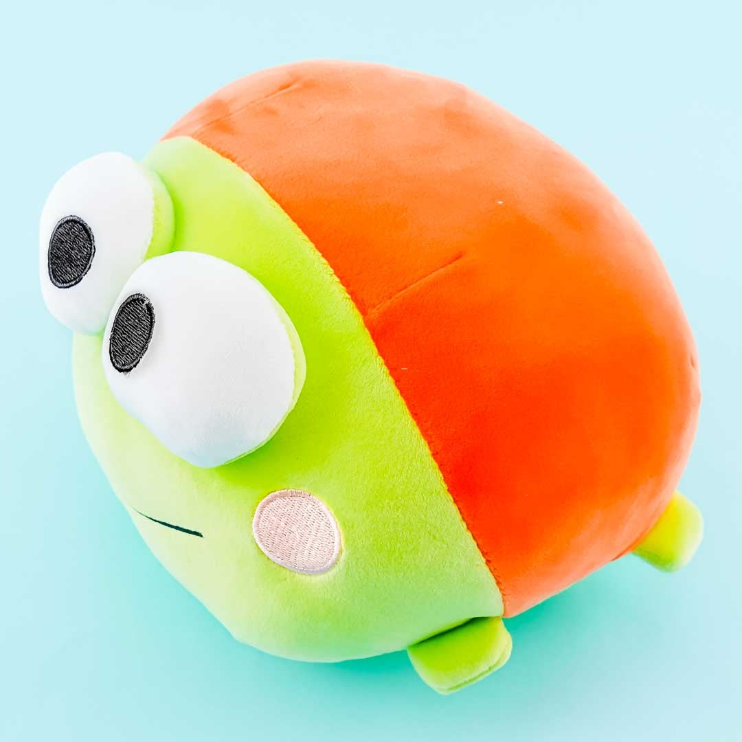 Keroppi Coro Fluffy Nesoberi Cushion Plushie - Medium