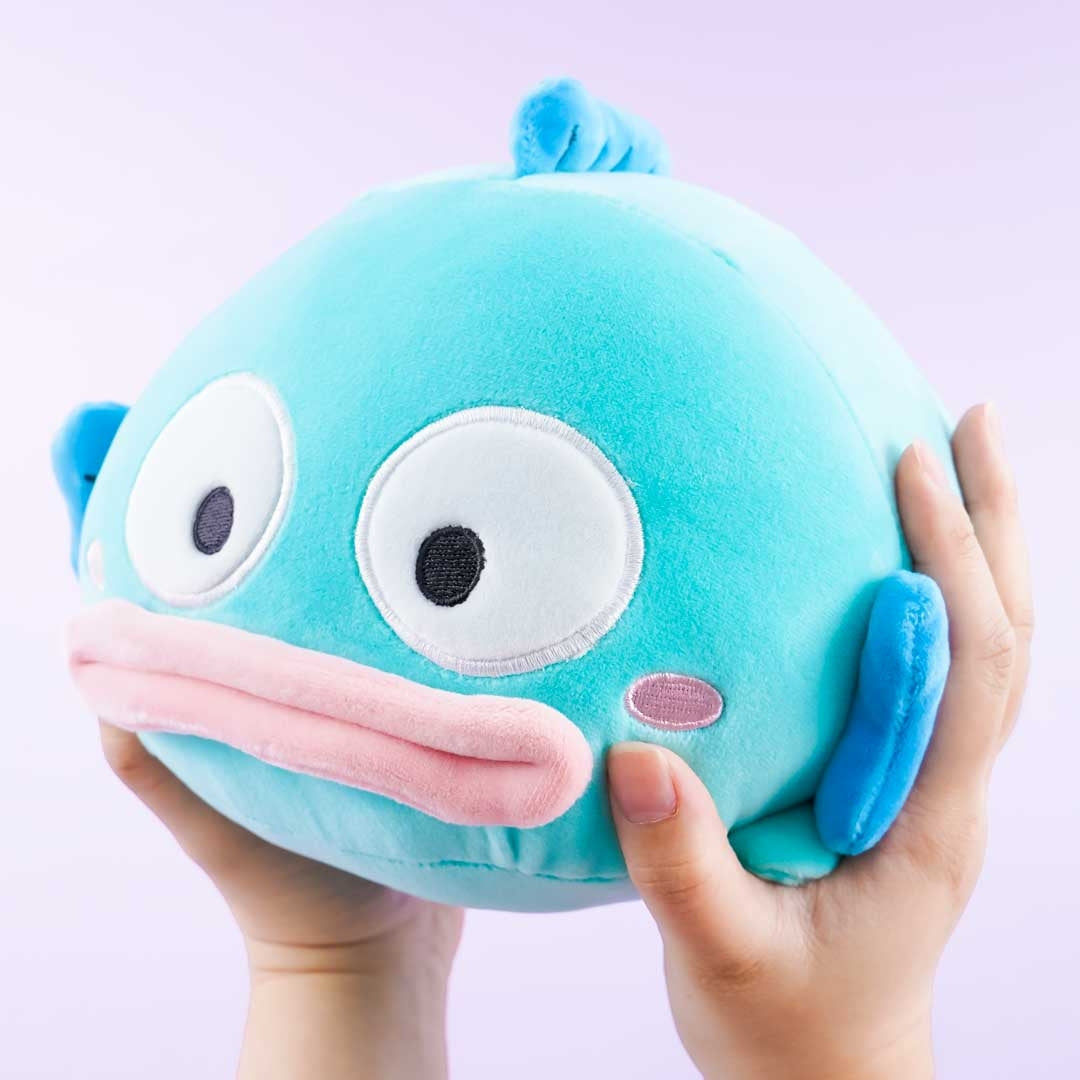 Hangyodon Coro Fluffy Nesoberi Cushion Plushie - Medium