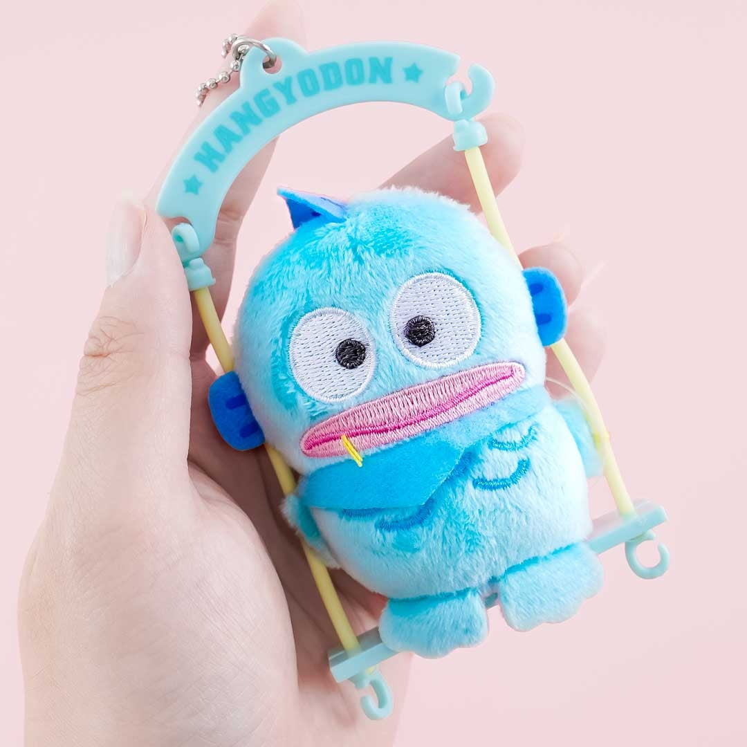 Sanrio Characters Swing Plushie Charm - Hangyodon