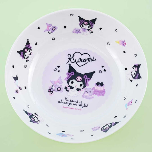 Kuromi Charming Heart Curry & Pasta Melamine Plate