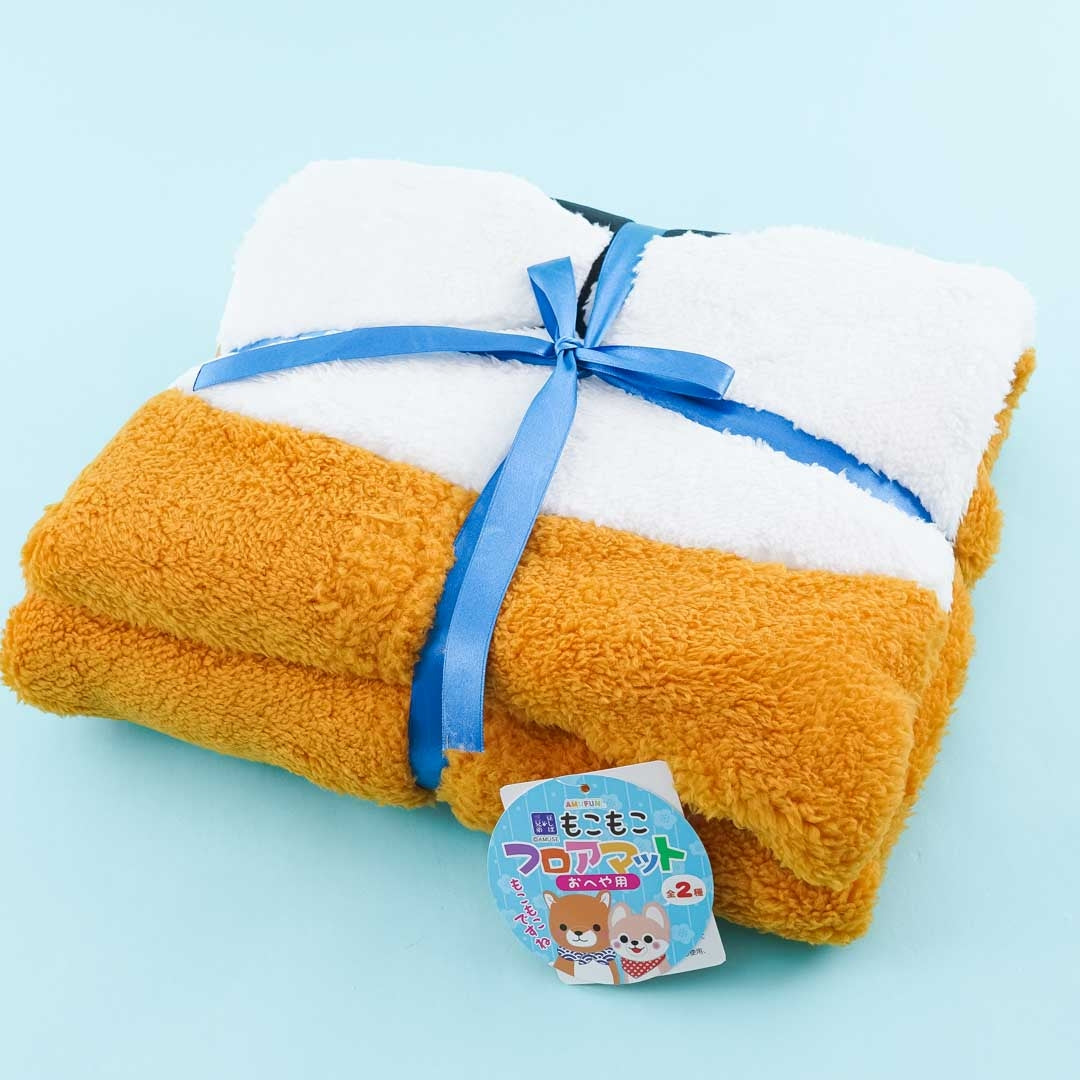 Mameshiba San Kyodai Fluffy Floor Rug- Mametaro