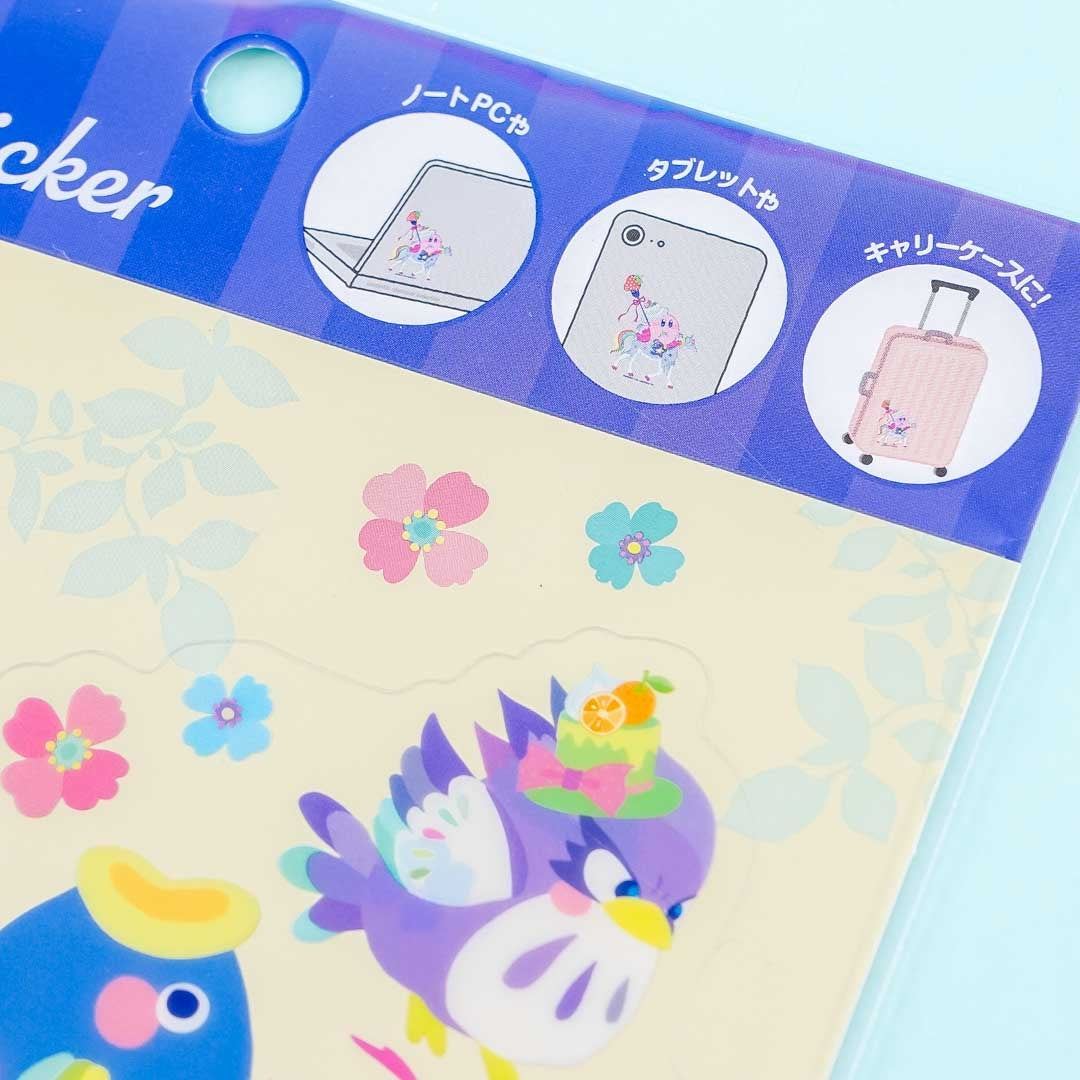 Kirby Party Big Clear Stickers