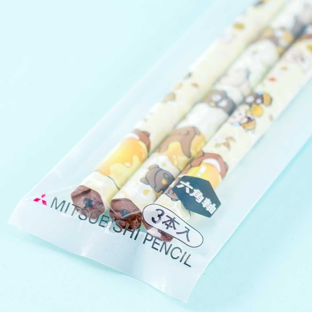 Rilakkuma Honey Time Pencil Set