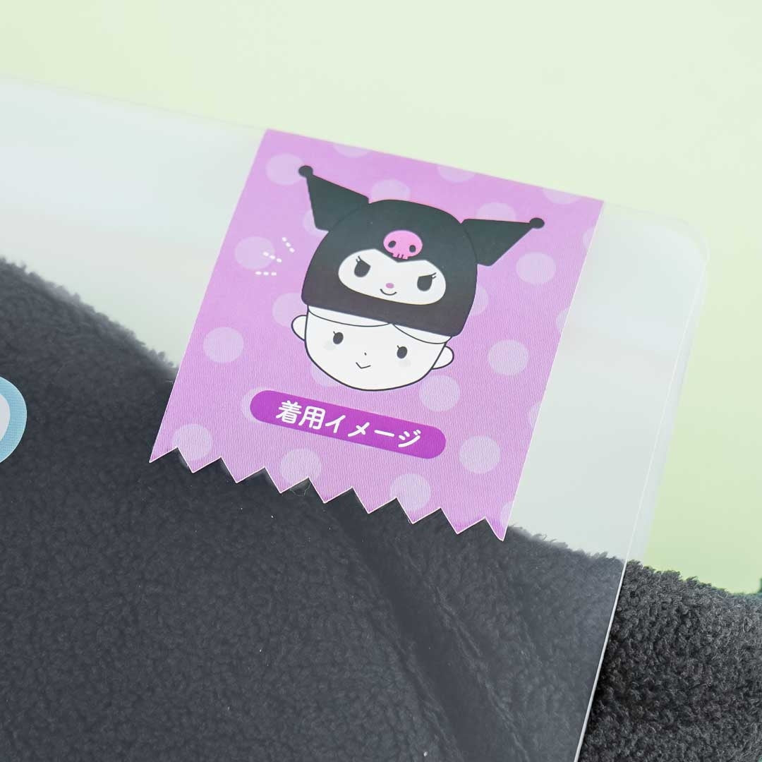 Kuromi Fluffy Hair Cap