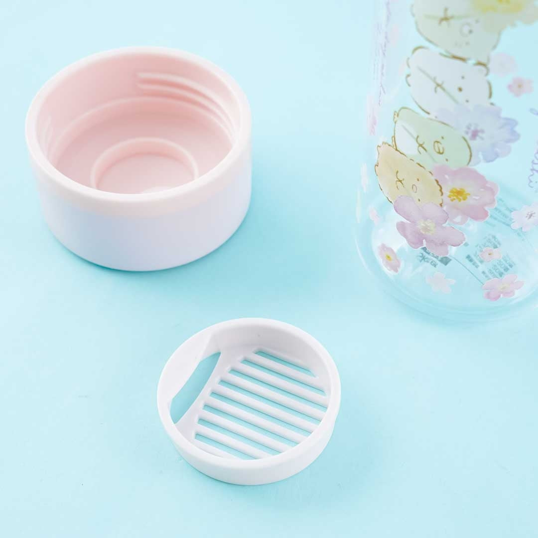 Sumikko Gurashi Spring Sakura Flowers Clear Water Bottle