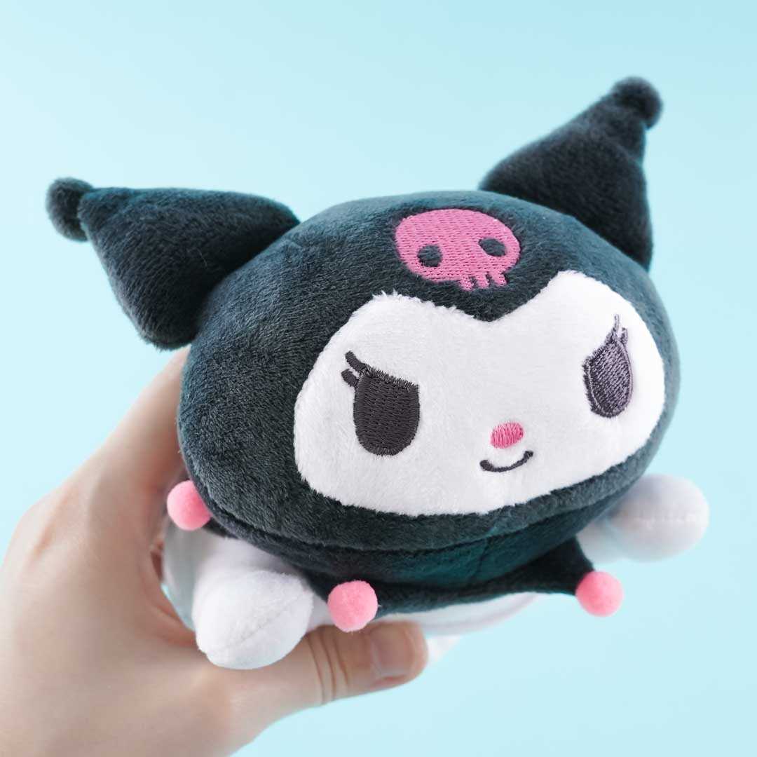 Lying Kuromi Plushie Pass Case & Bag Charm