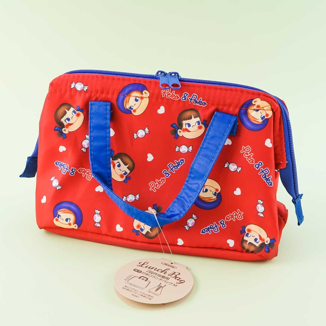 Peko-Chan & Poko-Chan Wide Mouth Lunch Bag