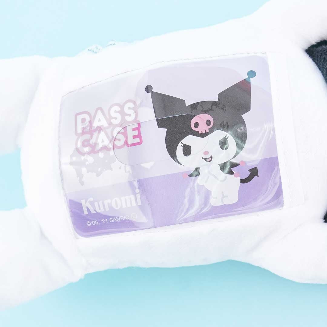 Lying Kuromi Plushie Pass Case & Bag Charm