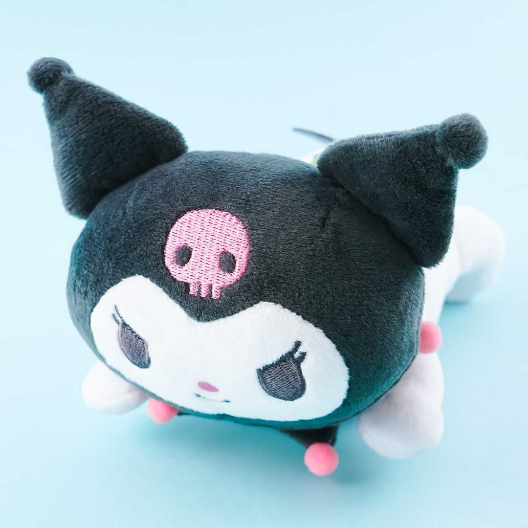 Lying Kuromi Plushie Pass Case & Bag Charm