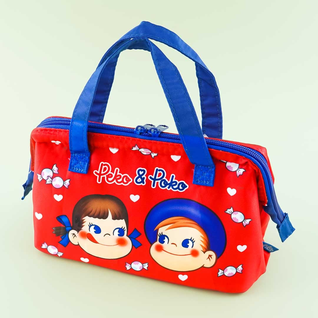 Peko-Chan & Poko-Chan Wide Mouth Lunch Bag