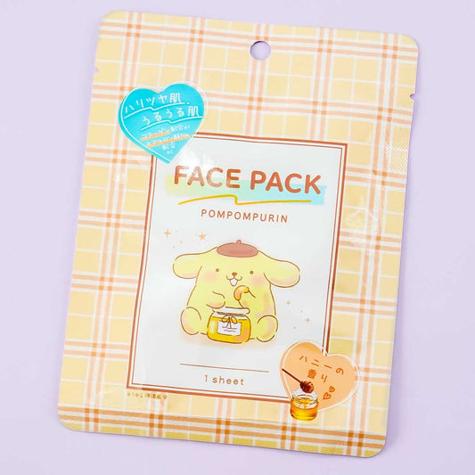 Pompompurin Face Pack Sheet Mask - Honey