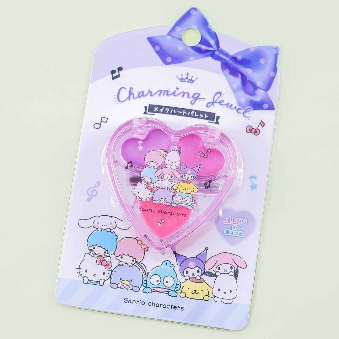 Sanrio Make Heart Lip & Eyeshadow Palette - Sanrio Characters