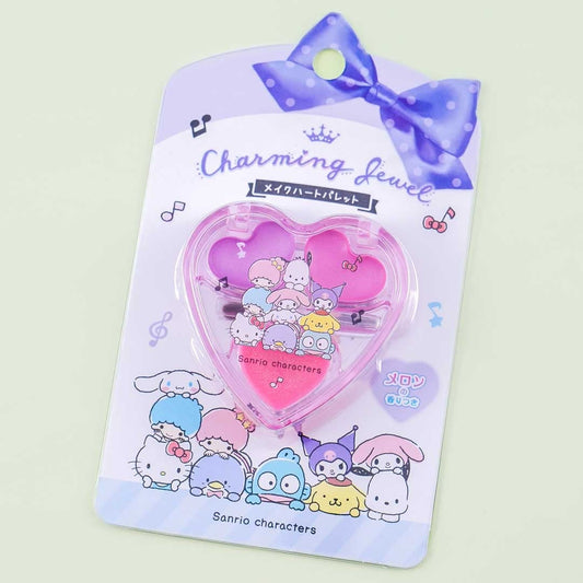 Sanrio Make Heart Lip & Eyeshadow Palette - Sanrio Characters