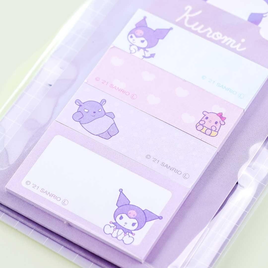 Kuromi Sticky Notes With Stand